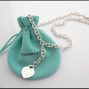 Authentic Tiffany & Co Heart Tag Necklace